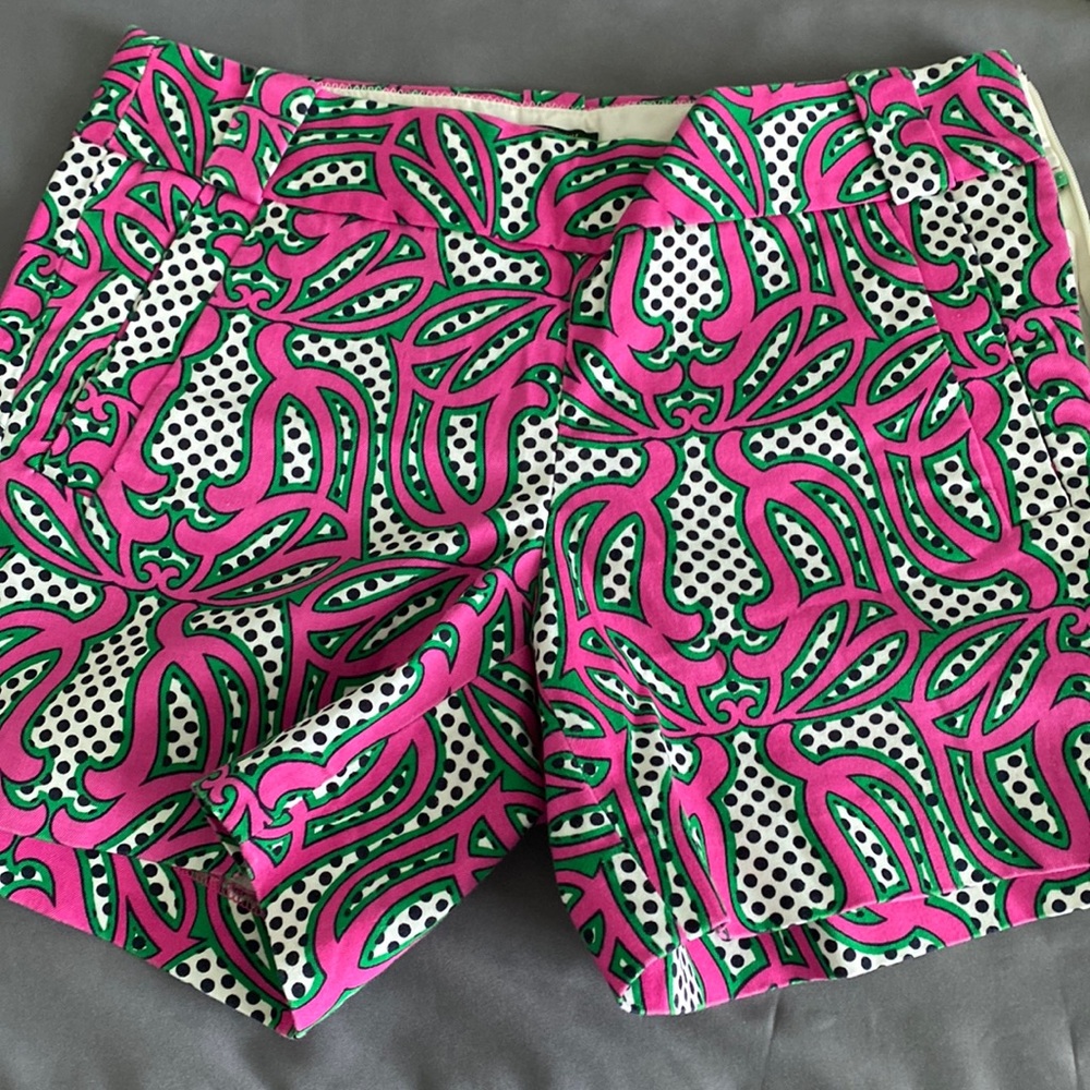 J crew dressier shorts with side zipper